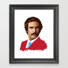 Ron Burgundy_Print by THE CULT OF ME | Society6