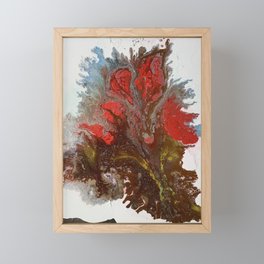 LADY IN RED Framed Mini Art Print