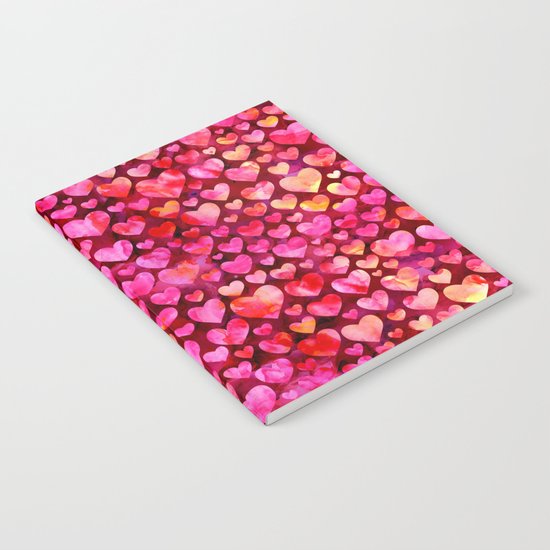 Heart Pattern 03 Notebook