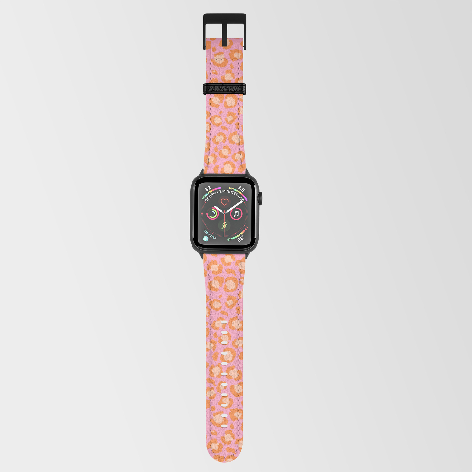 Bright Pink and Orange Leopard Print Animal Print Cheetah Print Apple Watch  Band by SquirrelCoffeeDesign | Society6