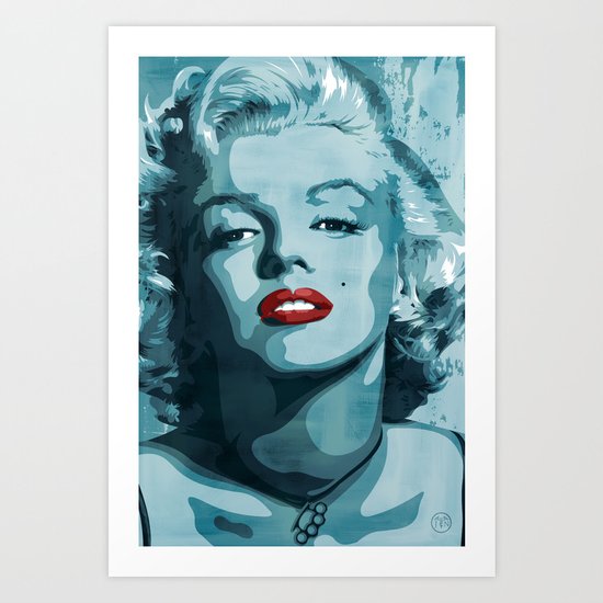 Brass Knuckle Marilyn Monroe Art Print