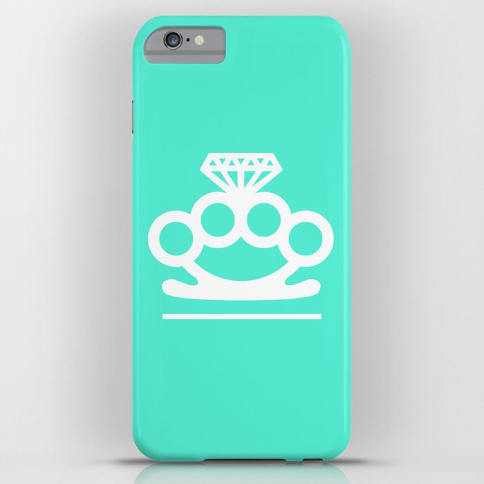 Bangin' Brass Knuckles iPhone Case by Chonga Rich | Society6