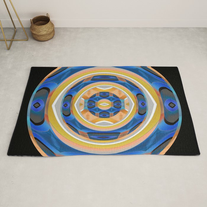 Wholeness Balanced Vibrations Meditation Print 1 Rug By Carlieamberpartridge Society6