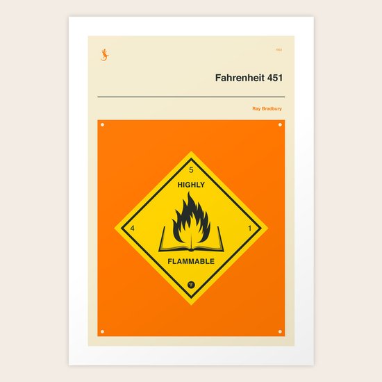 °F 451 Art Print