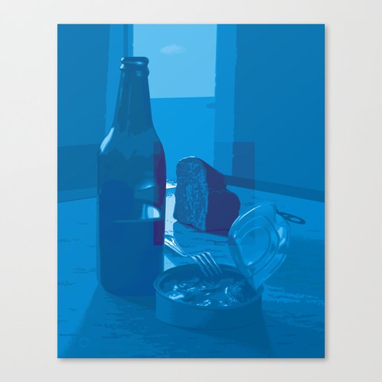 Monday Blues Canvas Print