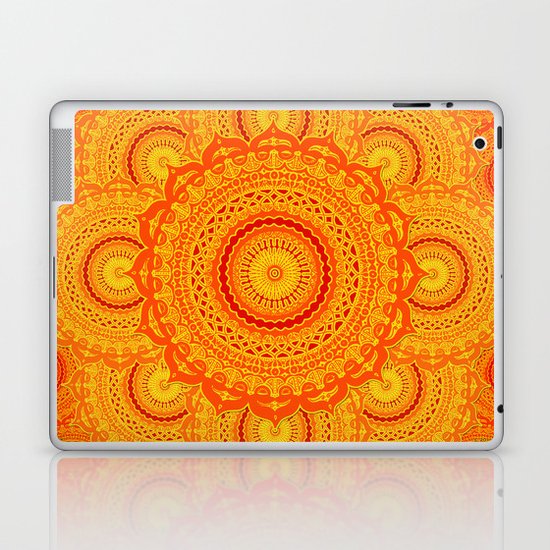 omulyána dancing gallery mandala Laptop & iPad Skin