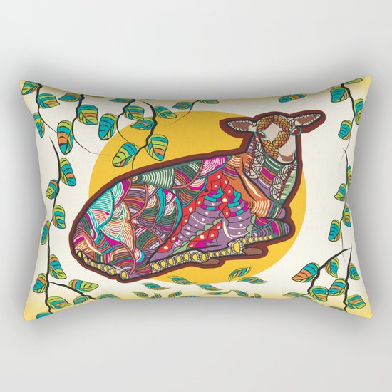 Deer Rectangular Pillow