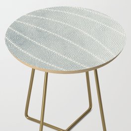 WAVES AND DOTS Sage Side Table