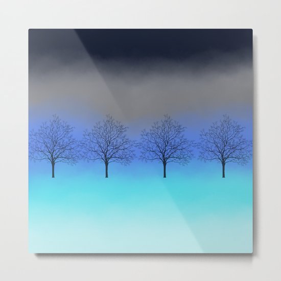 Abstract trees Metal Print