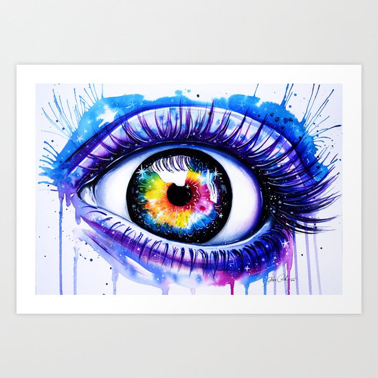 "Window to your galaxy" Art Print