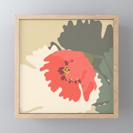 Early Floral Bloom Abstract Ilustration Framed Mini Art Print