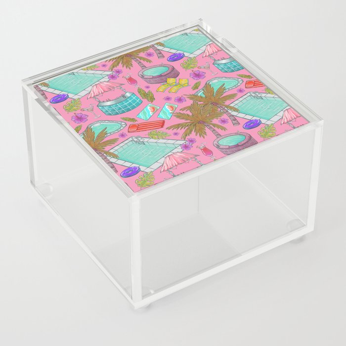 Pool Paradise - Tropical Heat Acrylic Box