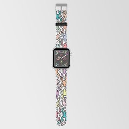 Pattern Acrobates Pastel Haring Apple Watch Band