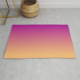 PURPLE SUNSET OMBRE COLORS  Area & Throw Rug