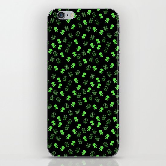 Aliens-Green iPhone & iPod Skin