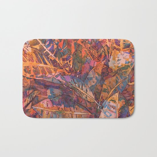 Tropical Greens Twilight Bath Mat