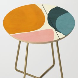 shapes geometric minimal painting abstract Side Table