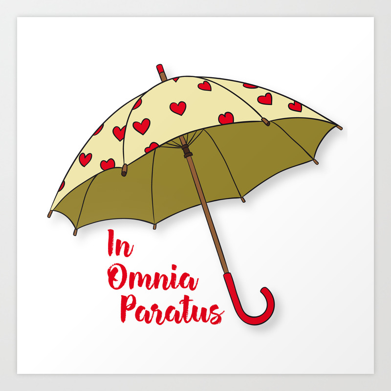 In Omnia Paratus Gilmore Girls Design Art Print By Victorys Society6