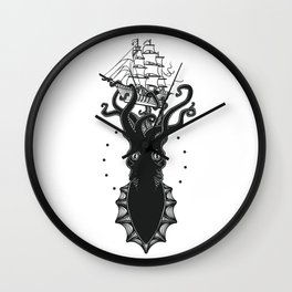 Colossal Squid Wall Clock