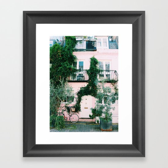 PINK HOUSE Framed Art Print
