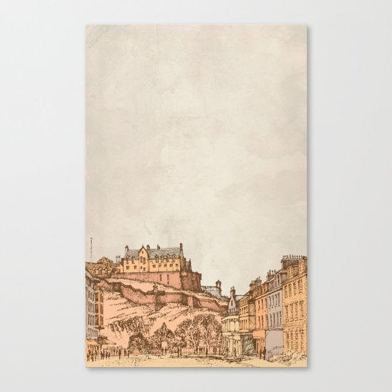 Tea in Edinburgh Canvas Print