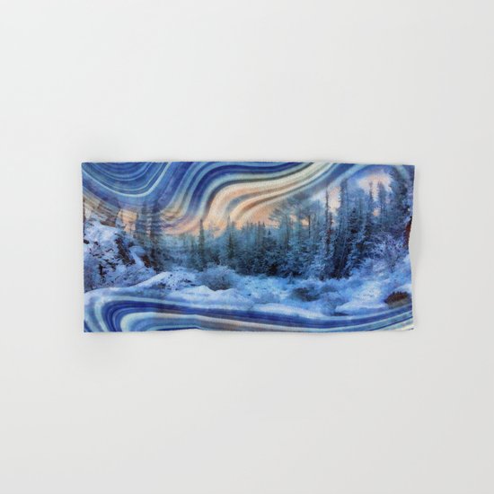Surreal winter forest Hand & Bath Towel