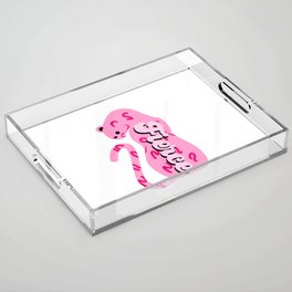 Fierce Cheetah Acrylic Tray