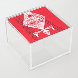 A Machine Designed To Fly In Outer Space Acrylic Box