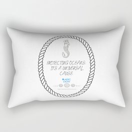 Plastic Earth Mermaid Design Rectangular Pillow