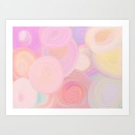 pastel Art Print | Popular, Oil, Decor, Phonecase, Love, Digital, Marble, Acrylic, Pastel, Cool 