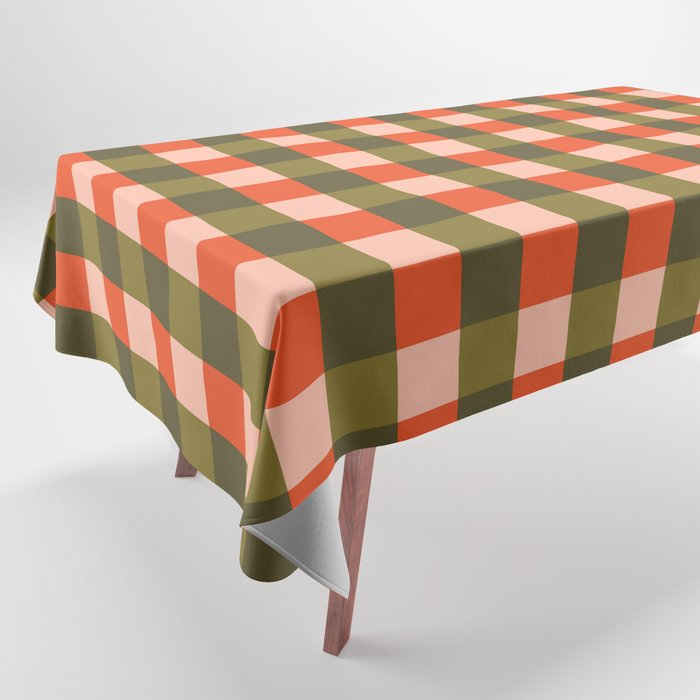 strawberry gingham Tablecloth