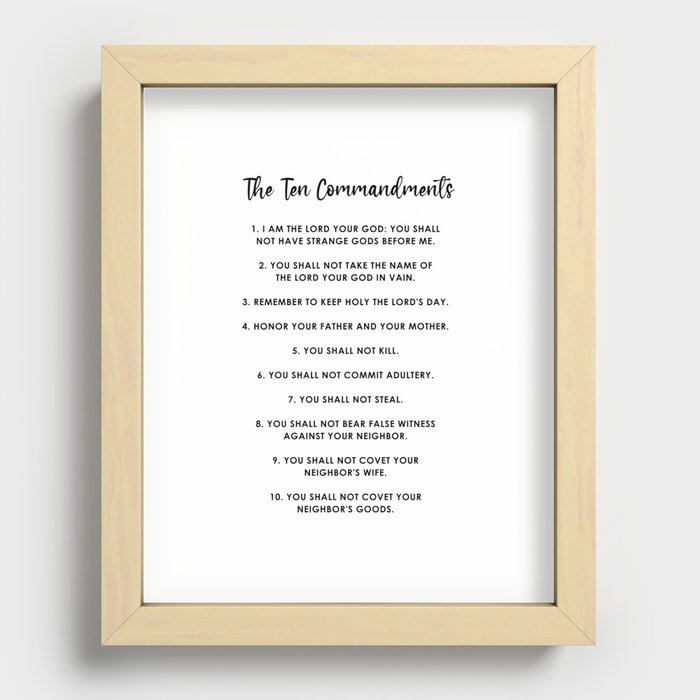 Recessed Framed Print