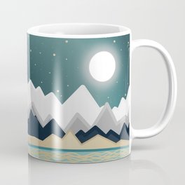A Beautiful Mountain Night Coffee Mug