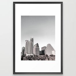 Skyline - Austin, Texas Framed Art Print