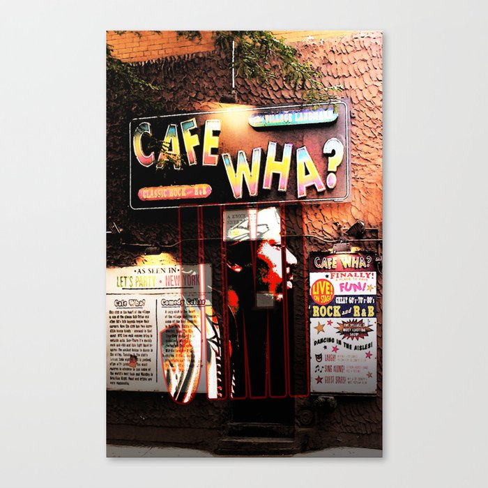 Cafe Wha Canvas Print