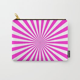 Starburst (Hot Magenta/White) Carry-All Pouch