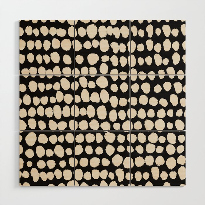 Irregular Polka Dot Pattern #2 Wood Wall Art