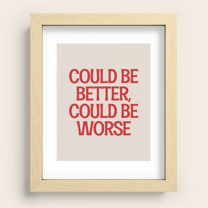 Recessed Framed Print