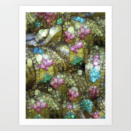 Gems, Glitter & Gold Art Print