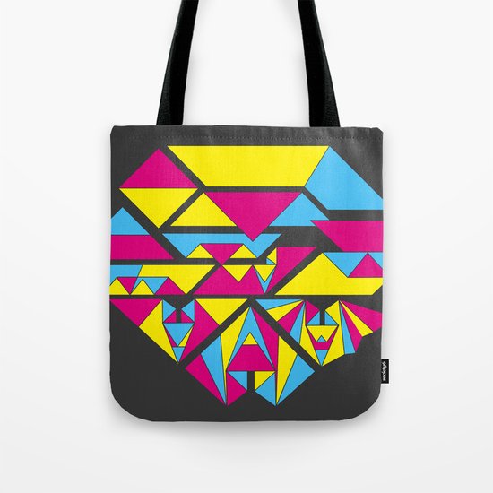Bat origami Tote Bag