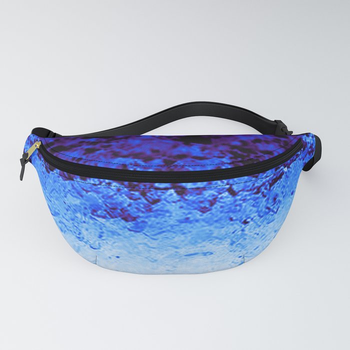 Indigo Blue Crystal Ombre Fanny Pack by 2sweet4words Designs