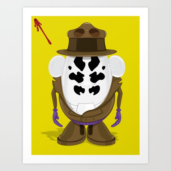 Mr Potato R. Art Print