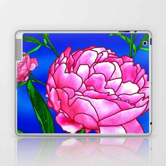 Peony Flowers Laptop & iPad Skin