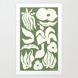 Green Plants  Art Print