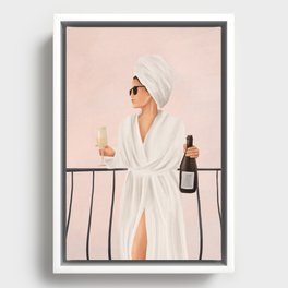 Morning Wine II Framed Canvas