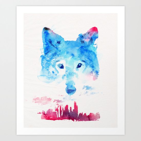 The Guardian Art Print