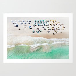 Life is  a Beach in Florida Art Print