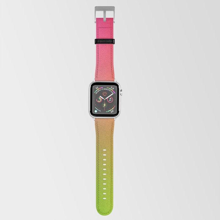 11   Rainbow Gradient Colour Palette 220506 Aura Ombre Valourine Digital Minimalist Art Apple Watch Band