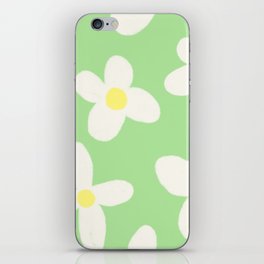 Green Daisy iPhone Skin