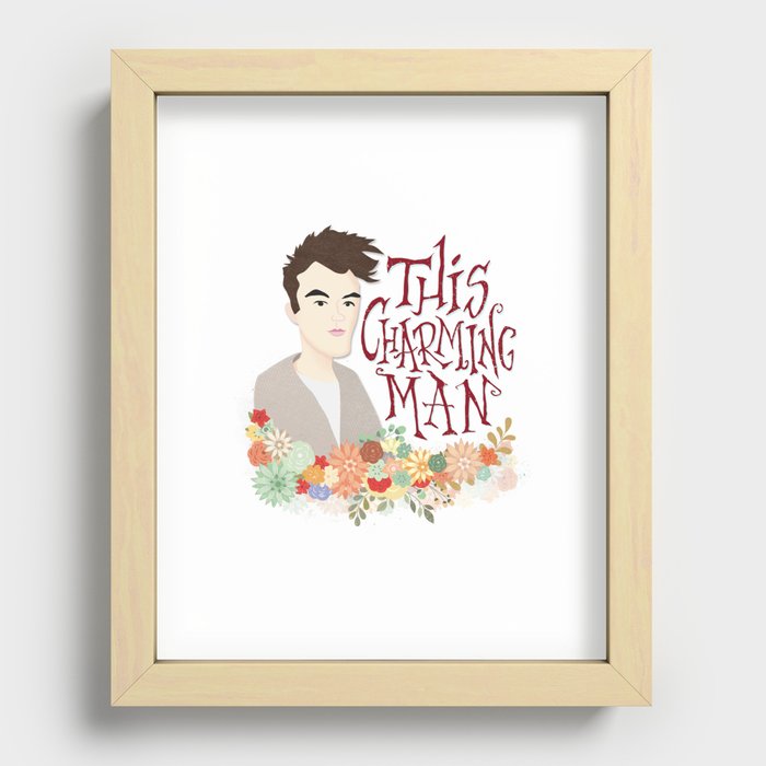 This Charming Man Recessed Framed Print
